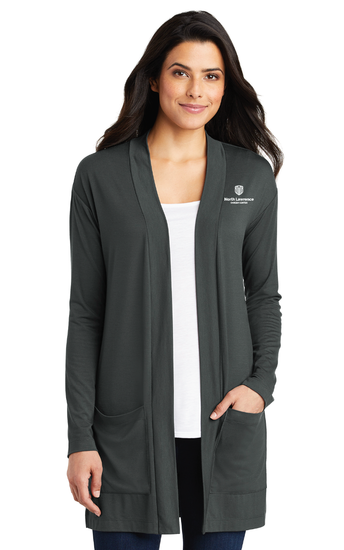 Port Authority Ladies Long Pocket Cardigan LK5434