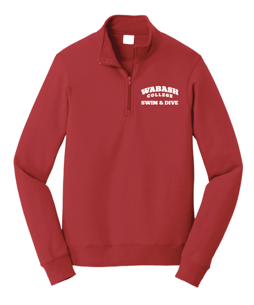 Jerzees Unisex Nublend® Wabash Swim and Dive Quarter-Zip Sweatshirt - 995MR