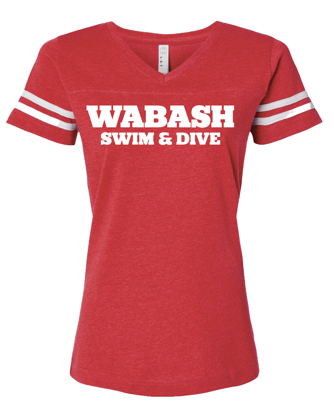 LAT Women's  Football Fine Jersey Tee - 3537