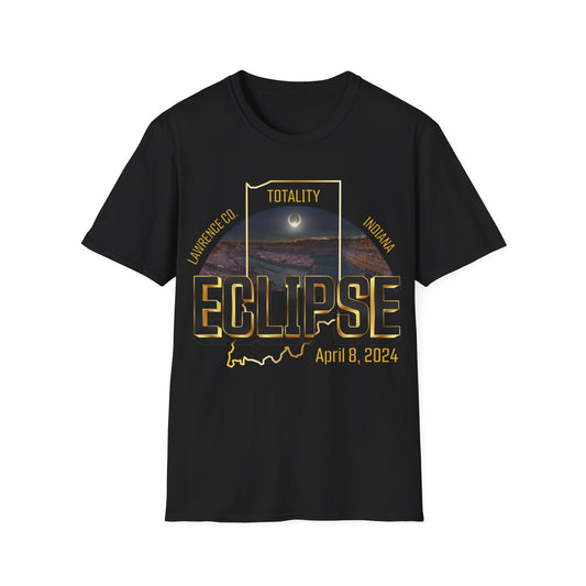 Indiana Quarry Eclipse 2024 Unisex Softstyle T-Shirt