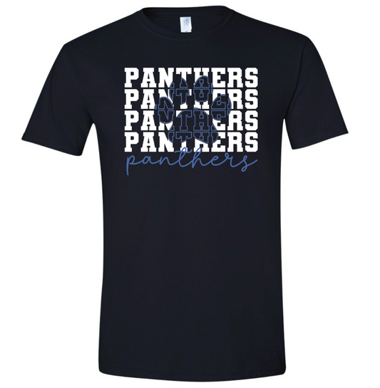 Gildan Softstyle Panthers Black Tee