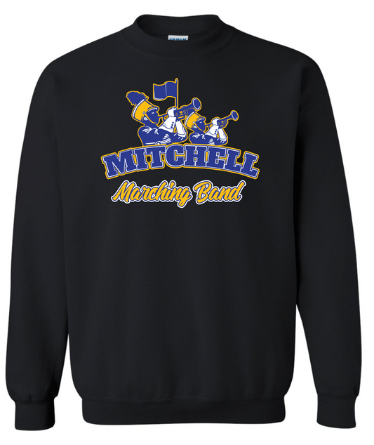 Mitchell Band Arched Printed Crewneck Sweatshirt