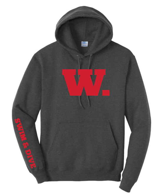 Port & Co™ Core Fleece W. Swim and Dive Hoodie - PC78H