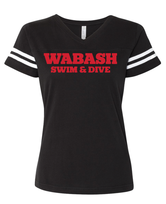 LAT Women's  Football Fine Jersey Tee - 3537